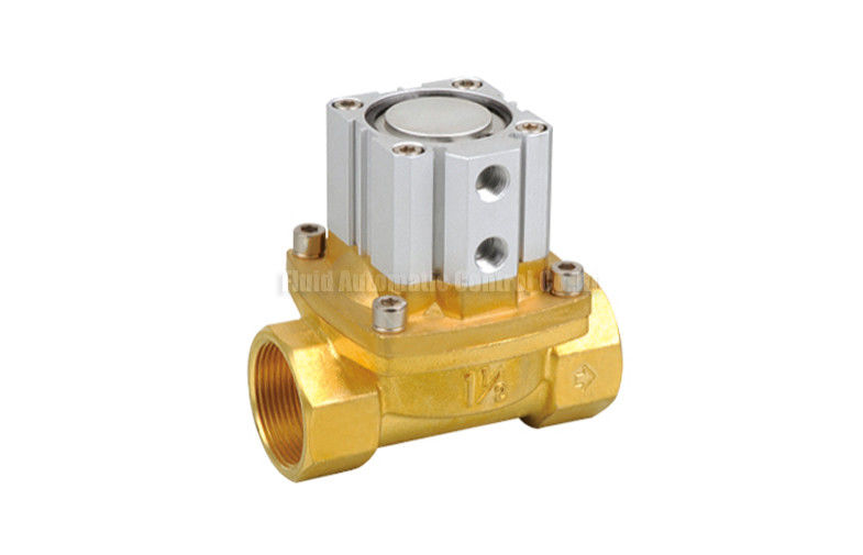 Van điều khiển không khí bằng đồng hoạt động bằng không khí 16-50mm G1/2"~G2" Với niêm phong PTFE