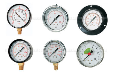 -76cmHG - 1500Psi máy đo áp suất khí khí, áp suất Manometer 40mm-150mm Dial Size