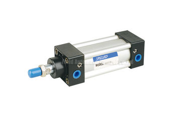32mm ~ 200mm ISO6431 Pneumatic Air Cylinder SI-40-50-PPV-A Với Nam châm Và Cushion Không khí